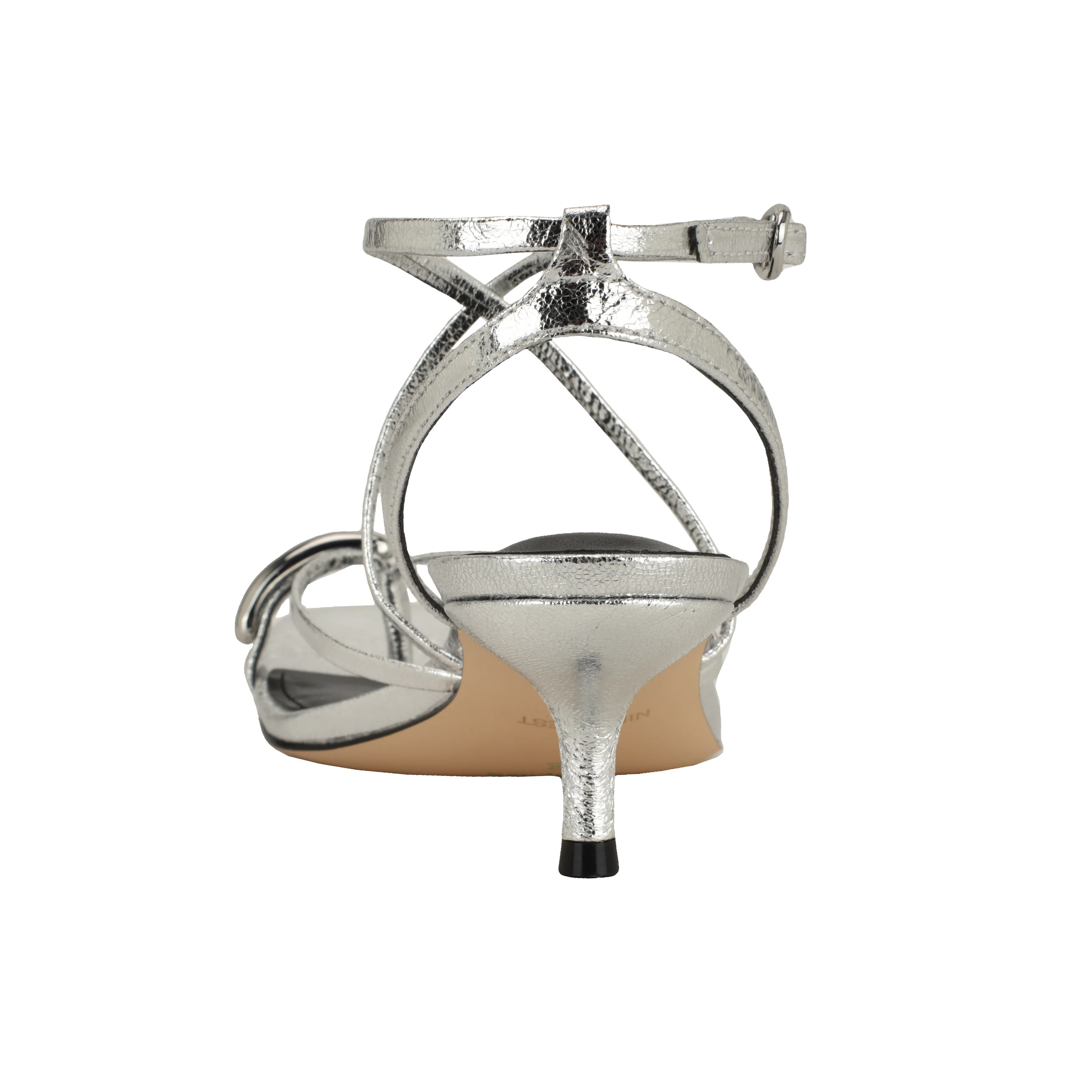 NINE WEST MAYS3 SILVER/METALLIC CRACKLE PU - Image 3