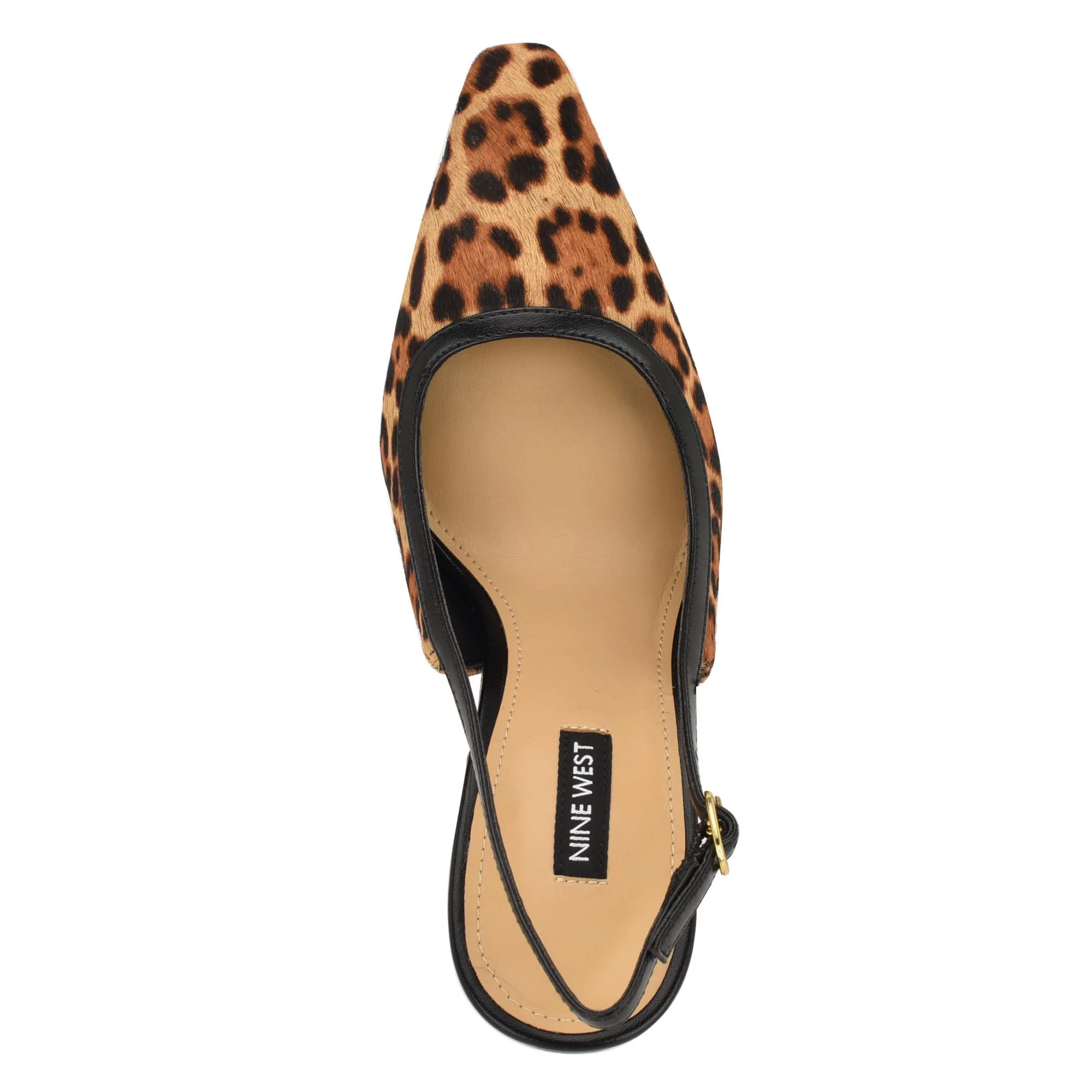 Nine West ORLANDA5 NATURAL MULTI/BLACK/MINI WESTW - Image 4