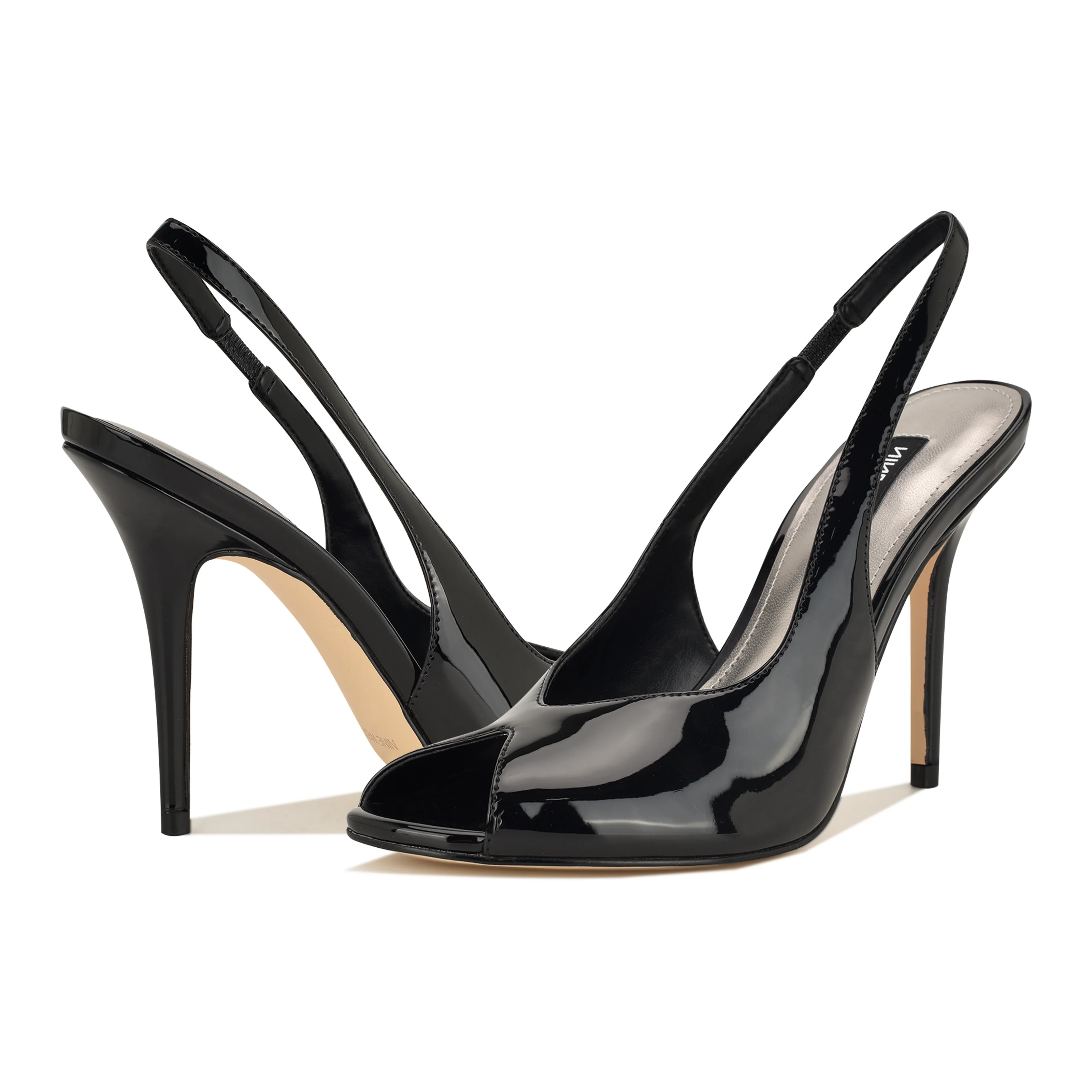 NINE WEST PRETTA3 BLACK/SLEEK PATENT PU - Image 7