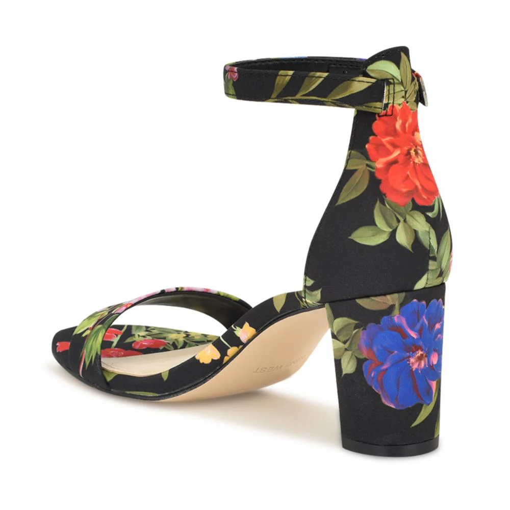 Nine West PRUCE2 BLACK MULTI/GARDEN PARTY PRINT - Image 3