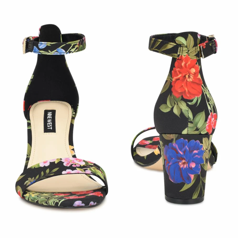 Nine West PRUCE2 BLACK MULTI/GARDEN PARTY PRINT - Image 4