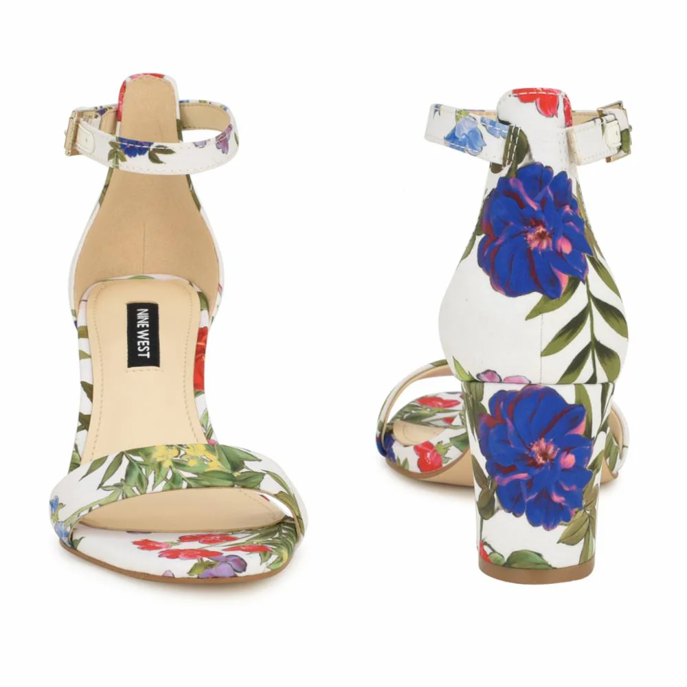 Nine West PRUCE2 WHITE MULTI/GARDEN PARTY PRINT - Image 4