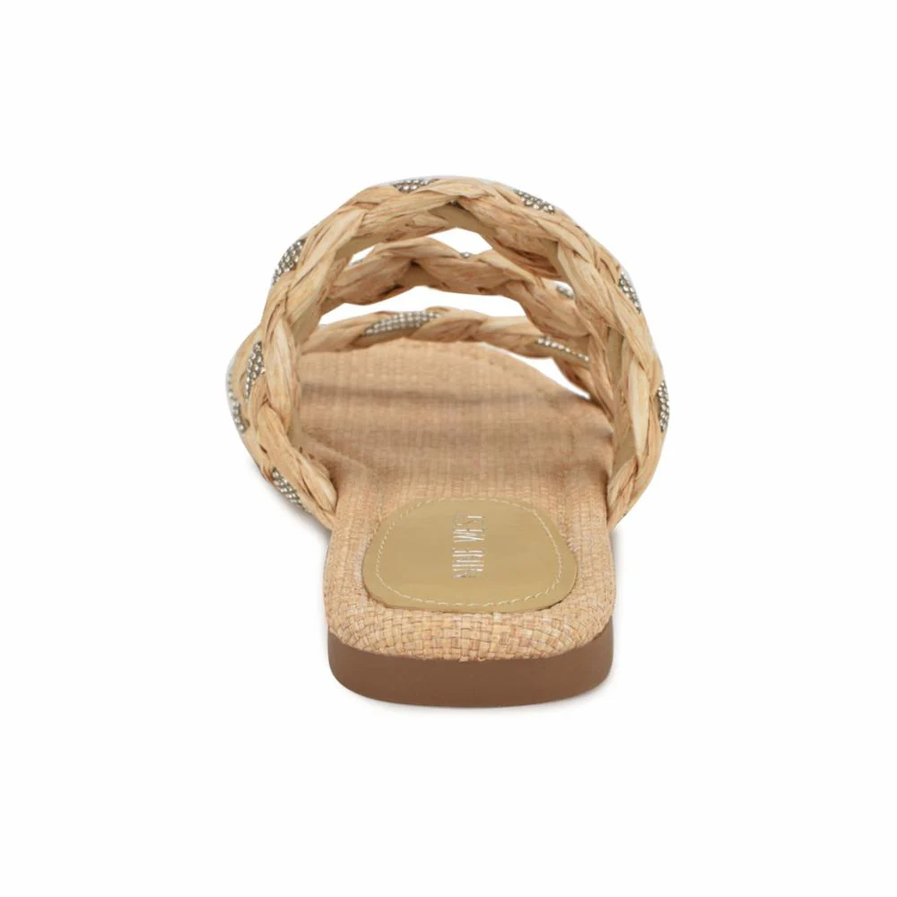 Nine West QAZZ3 NATURAL88845+CRYSTAL/RAFFIA WI - Image 3
