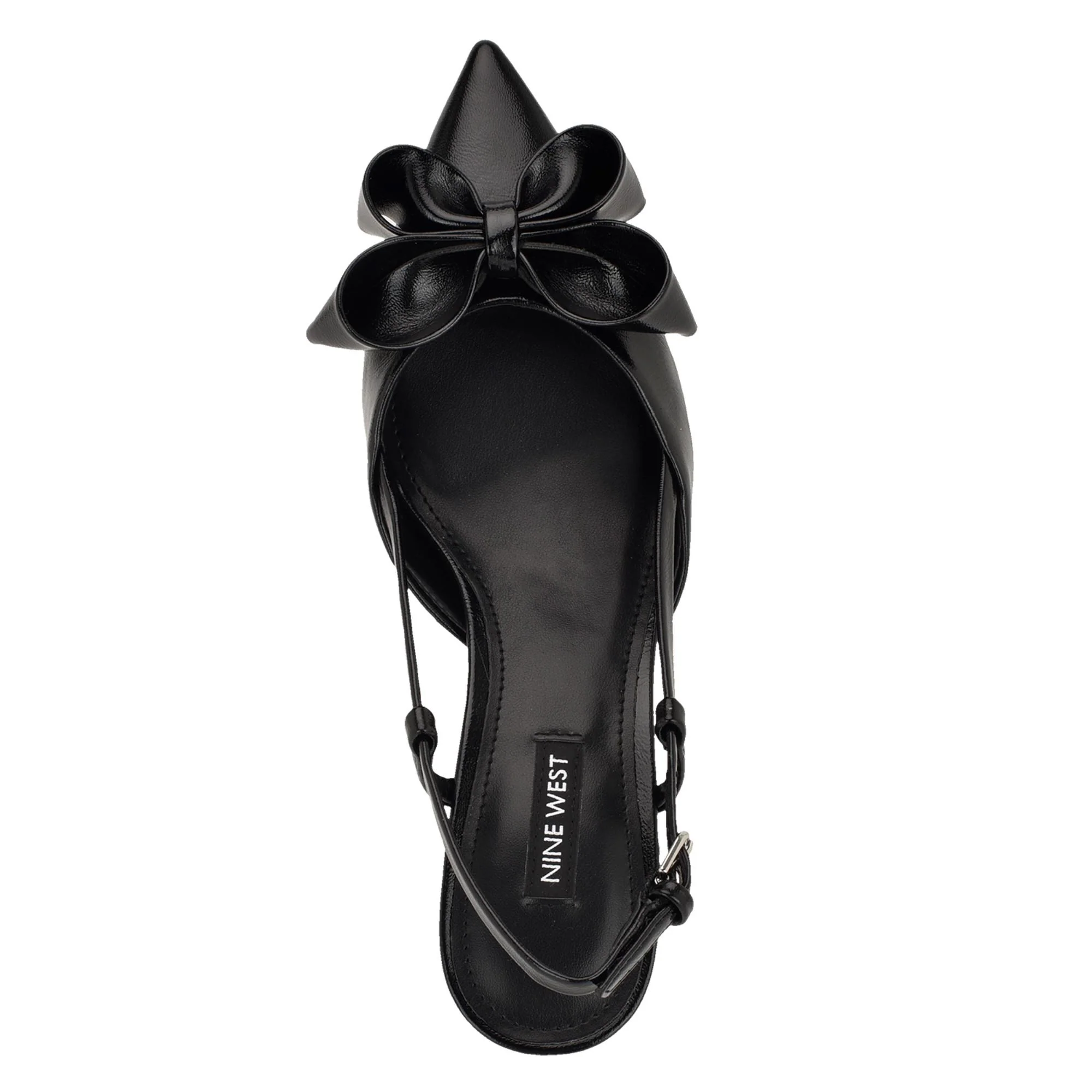 Nine West RASKA3 BLACK/MINI CRINKLE PATENT PU - Image 3