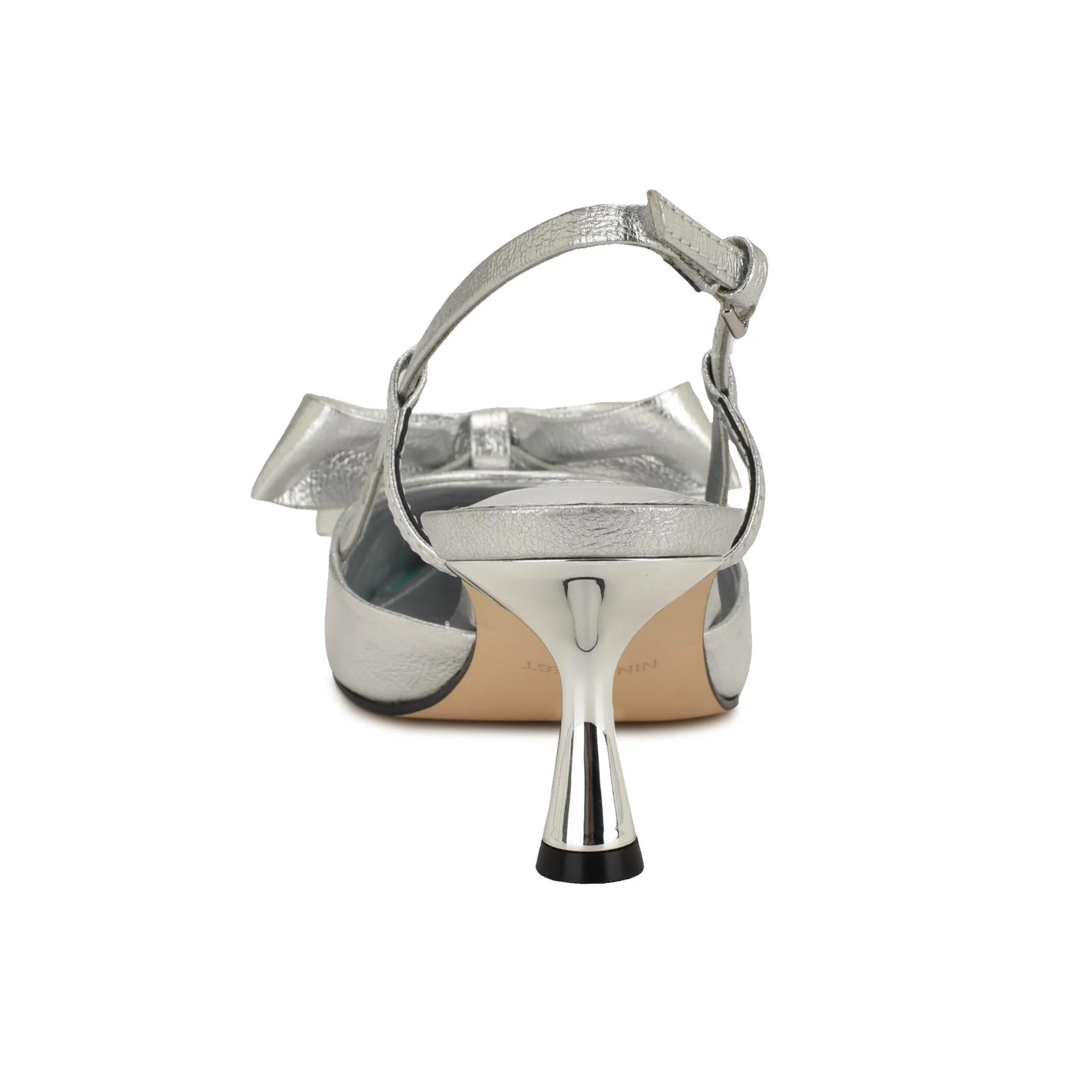 Nine West RASKA3 SILVER/JC METALLIC CRACKLE PU - Image 3