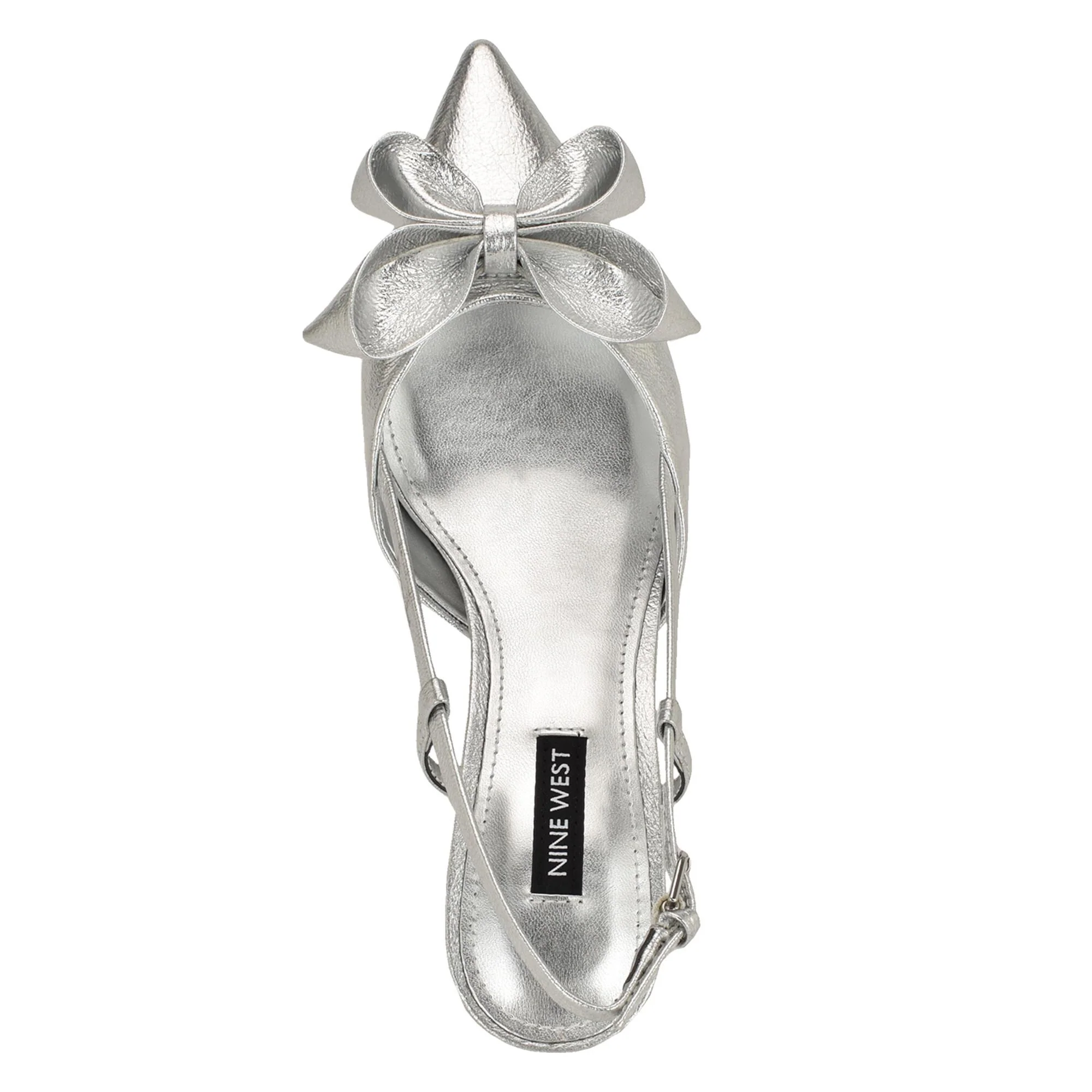 Nine West RASKA3 SILVER/JC METALLIC CRACKLE PU - Image 4