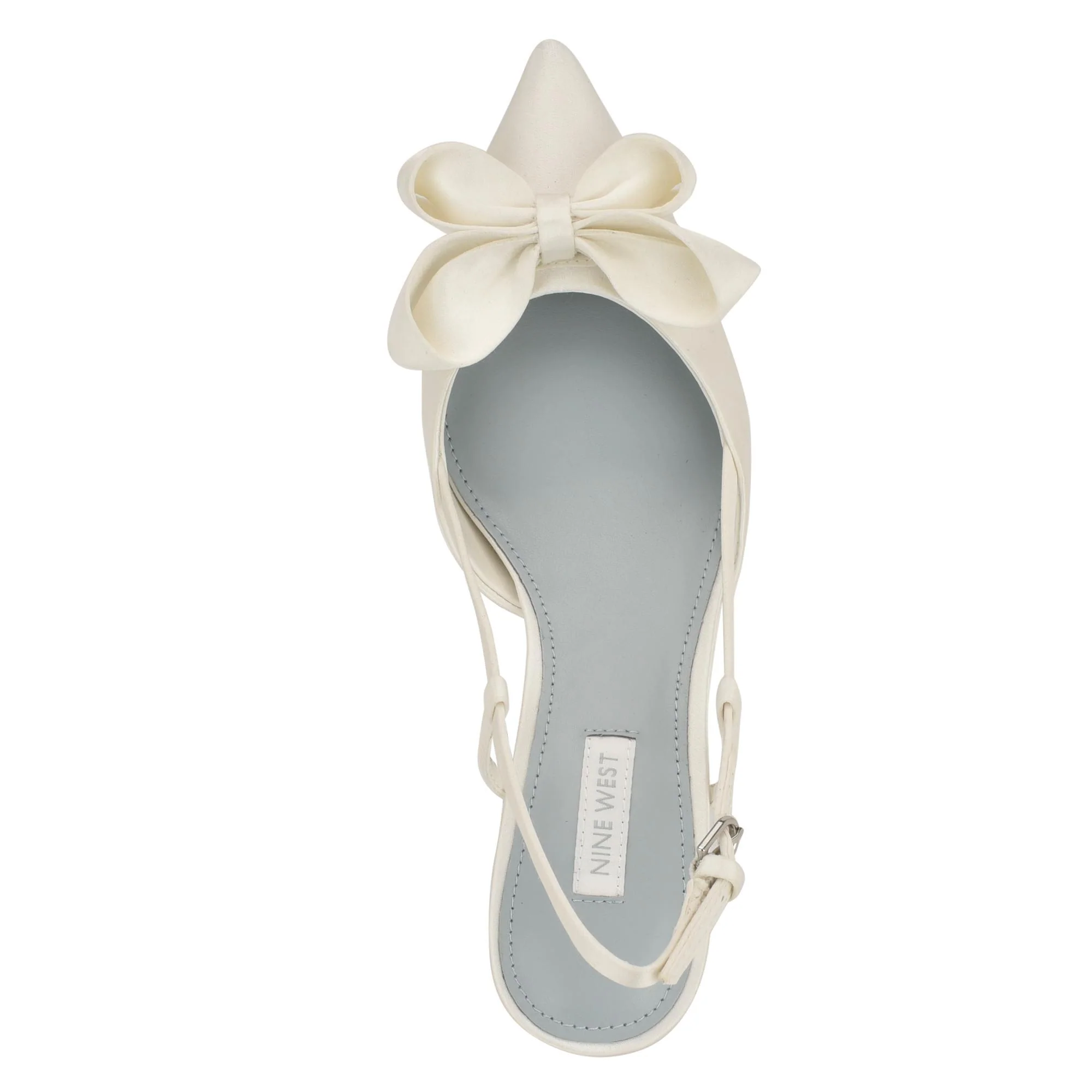 Nine West RASKA7 WHITE/ELEGANT LUX SATIN VF - Image 4