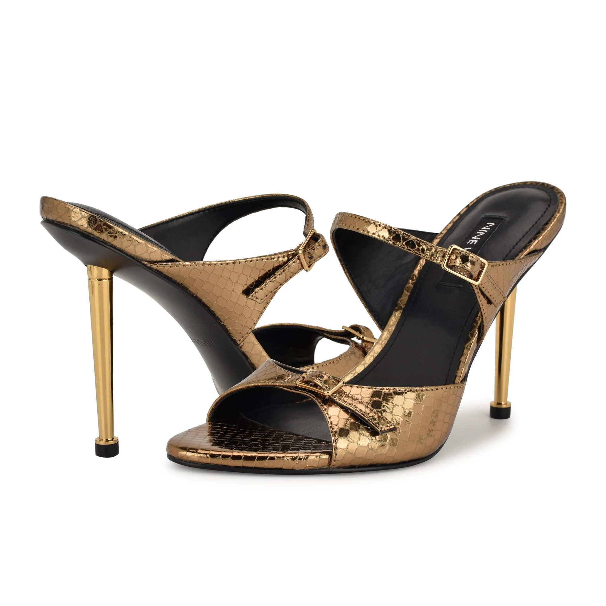 Nine West REIDA3 BRONZE/FOIL PYTHON PU - Image 6