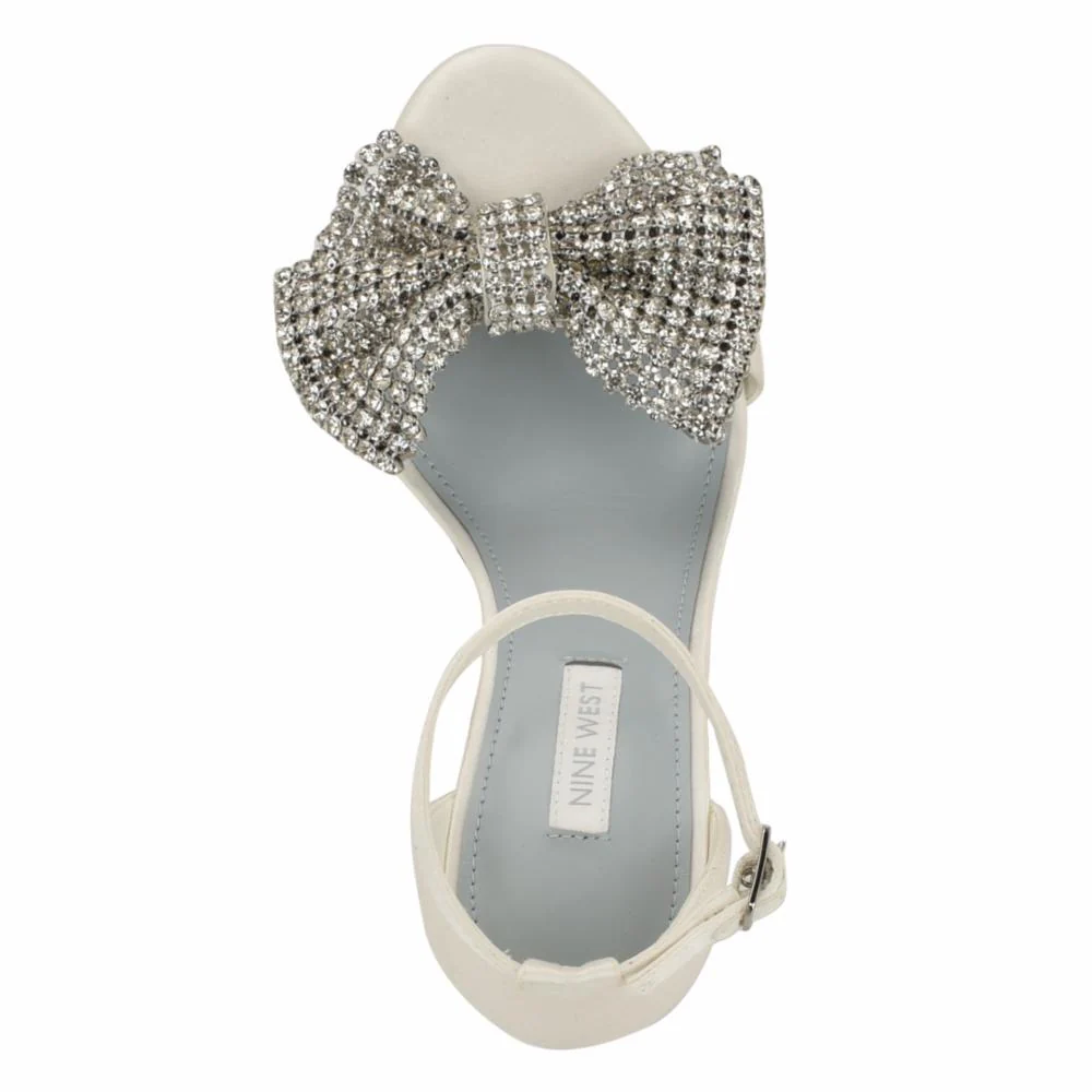 Nine West TANSIE7 WHT/CRYSTAL+HANG NICKEL/ELEGAN - Image 5