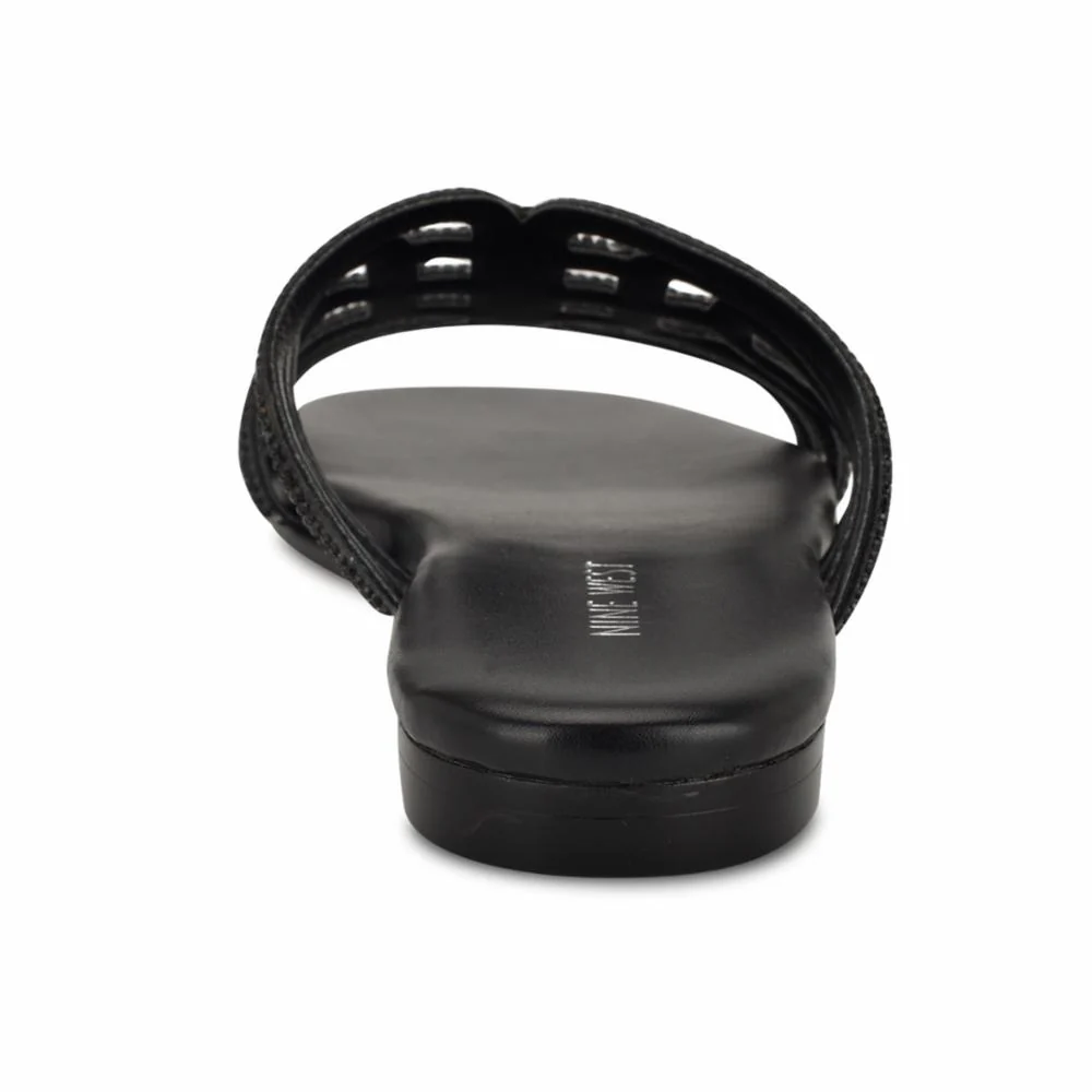Nine West TIMY5 JET+CLEAR/BLACK/GLASS STONES+H - Image 3