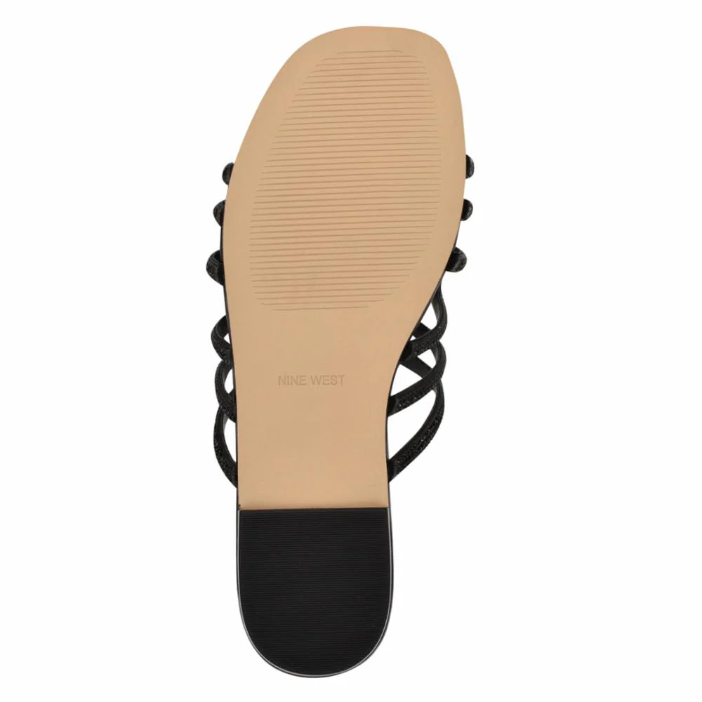 Nine West TIMY5 JET+CLEAR/BLACK/GLASS STONES+H - Image 5