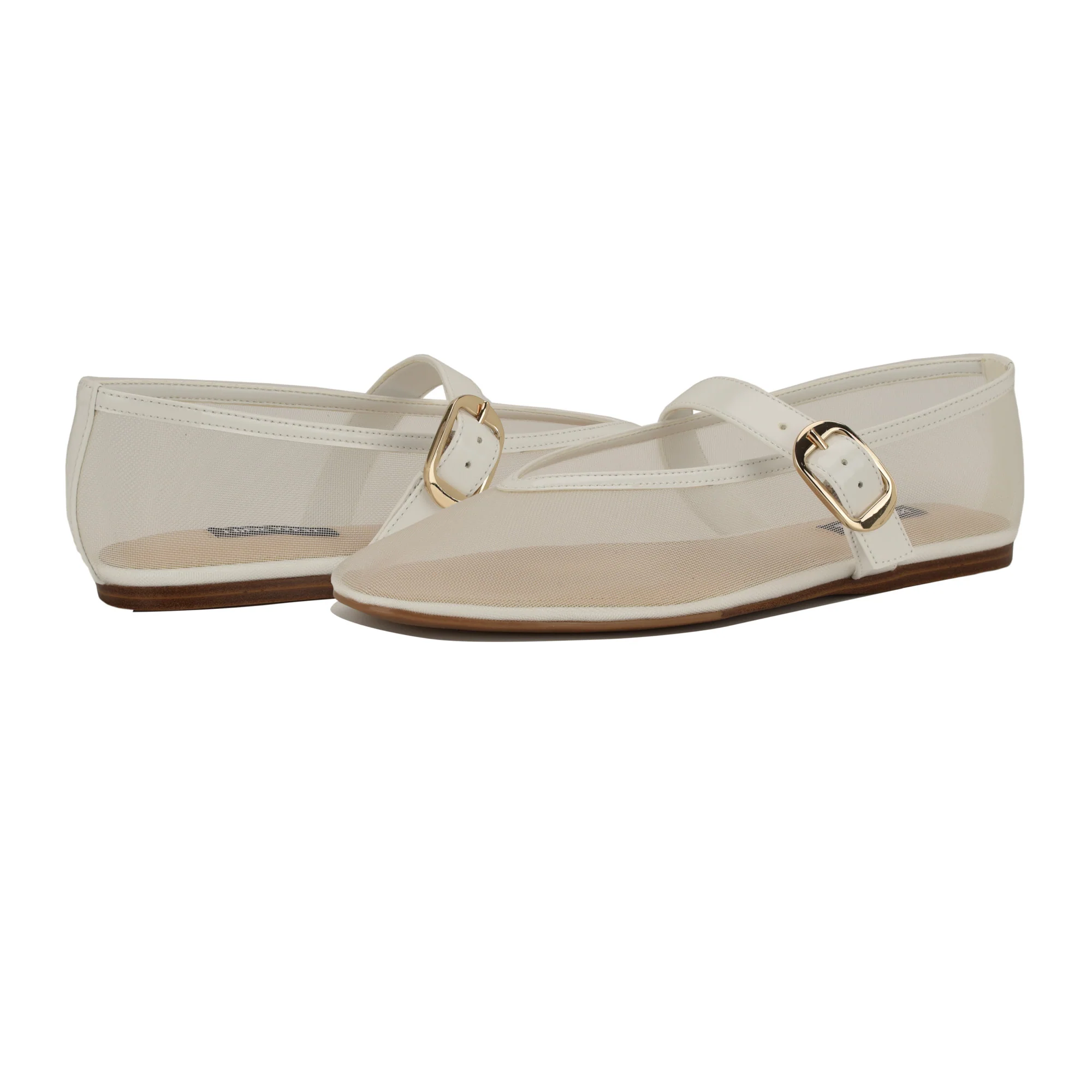 NINE WEST VANCEEN2 WHITE/WHITE/FINE MESH/JC MATTE - Image 6