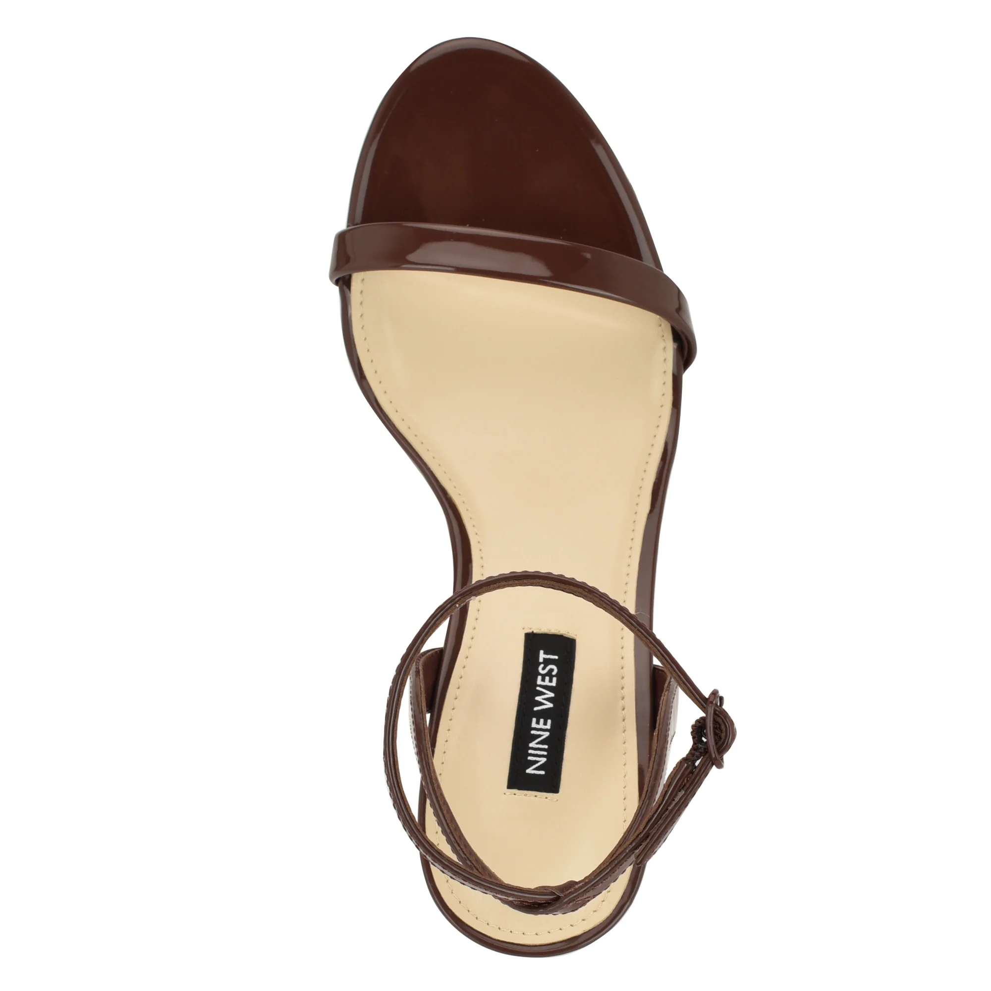 NINE WEST WALTZ3 BROWN92490/SLEEK PATENT PU - Image 4